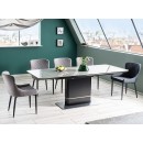 Стул SIGNAL COLIN B Velvet Bluvel 14 серый/черный